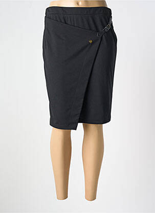 Jupe mi-longue noir PAUL BRIAL femme