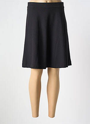 Jupe courte coupe évasée noir PAUL BRIAL femme