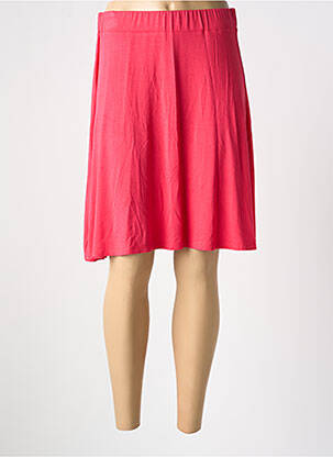 Jupe courte coupe évasée rose SURKANA femme