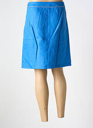 Jupe courte poches bleu MALOKA femme