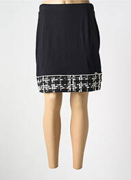 Jupe courte coupe droite noir MALOKA femme