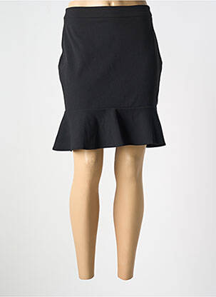 Jupe courte coupe évasée noir AKELA KEY femme