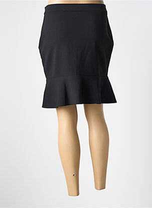 Jupe courte coupe évasée noir AKELA KEY femme