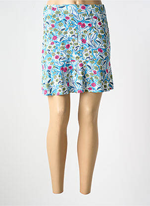 Jupe courte coupe droite bleu SURKANA femme
