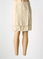 Jupe courte beige POUSSIERE D'ETOLE pour femme seconde vue