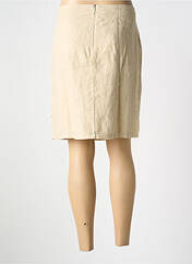 Jupe courte beige POUSSIERE D'ETOLE pour femme seconde vue