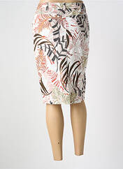 Jupe mi-longue blanc IMPULSION pour femme seconde vue