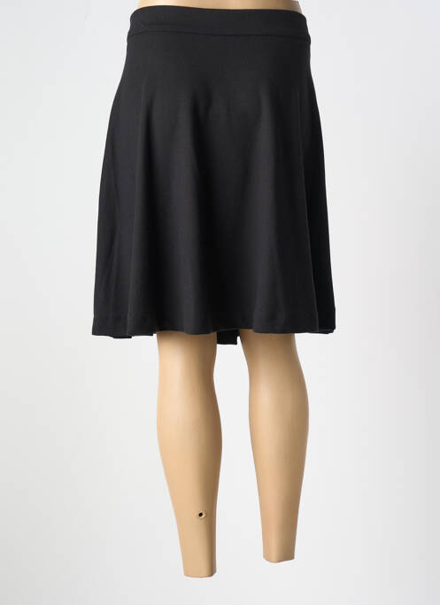 Jupe courte coupe évasée noir PAUL BRIAL femme