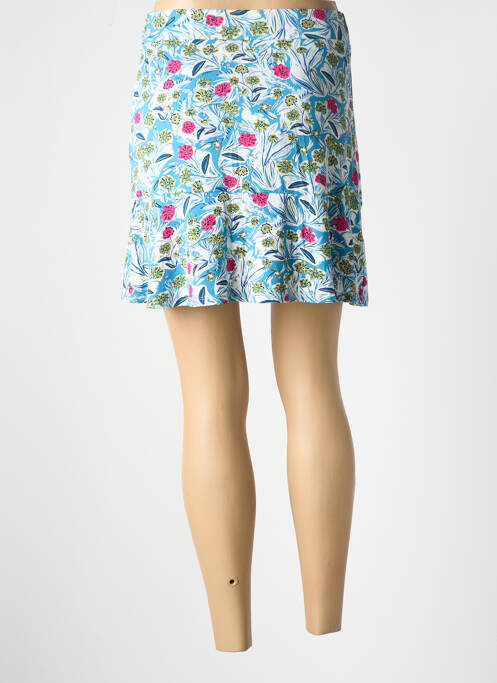Jupe courte coupe droite bleu SURKANA femme