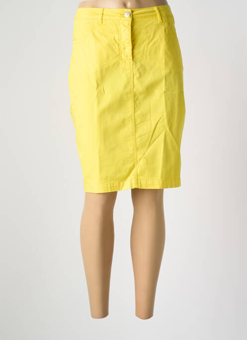 Jupe courte jaune PAUL BRIAL pour femme