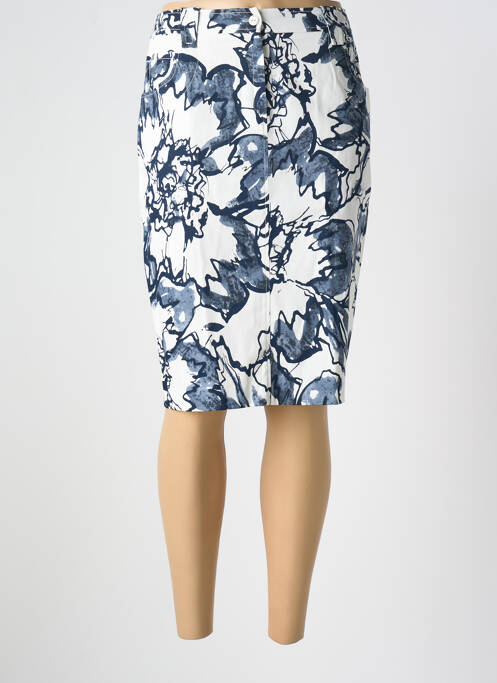 Jupe mi-longue bleu IMPULSION pour femme