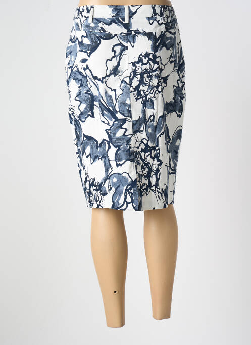 Jupe mi-longue bleu IMPULSION pour femme