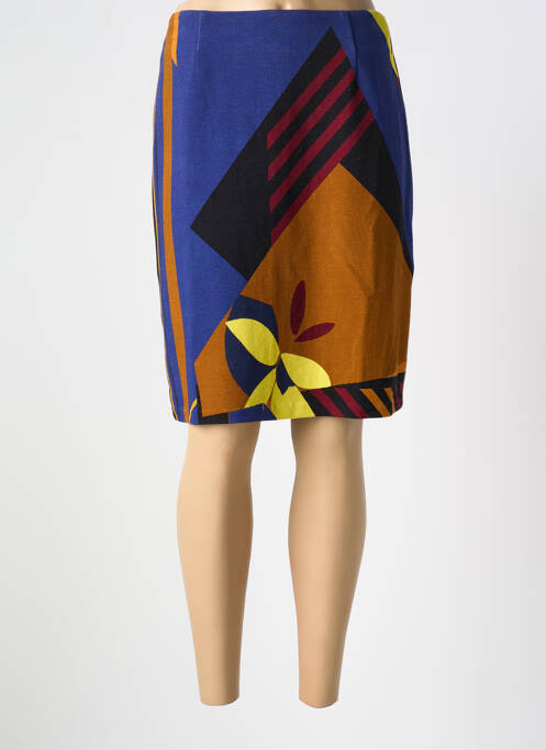 Jupe mi-longue bleu PAUL BRIAL pour femme