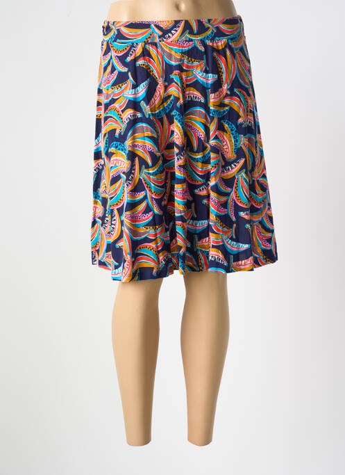 Jupe mi-longue bleu SURKANA pour femme