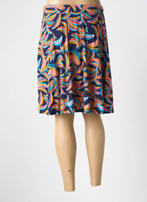 Jupe mi-longue bleu SURKANA pour femme