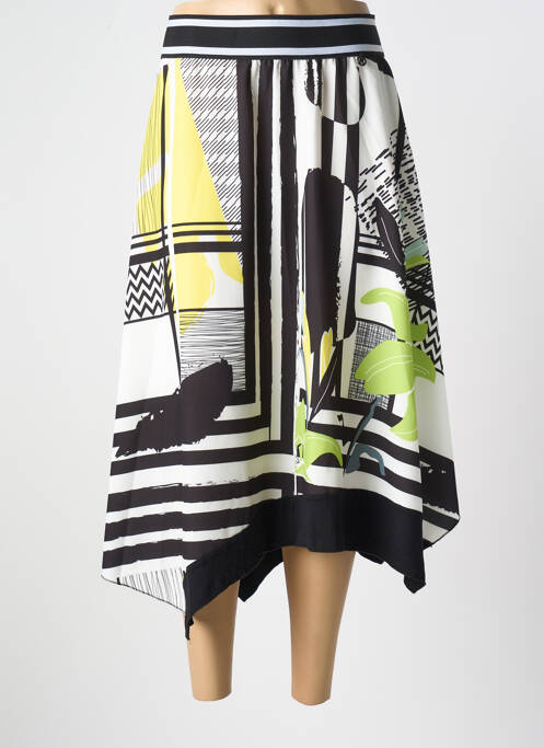 Jupe mi-longue noir MALOKA pour femme