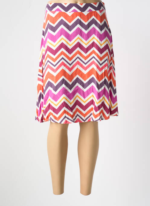 Jupe mi-longue orange SURKANA pour femme