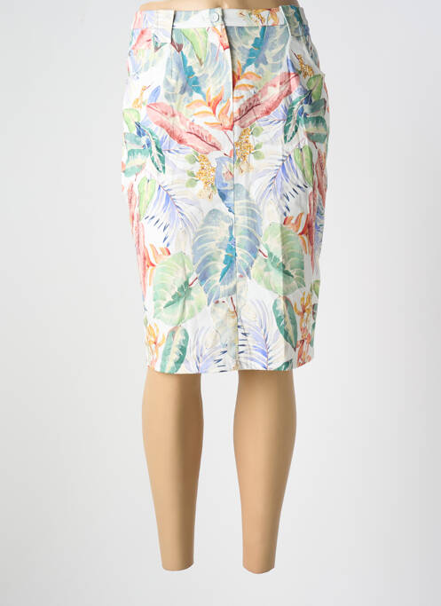 Jupe mi-longue vert IMPULSION pour femme