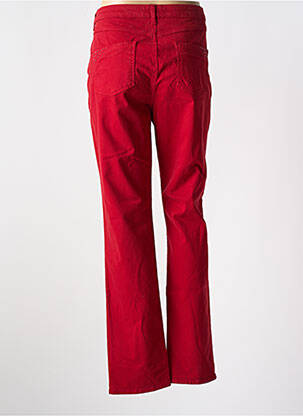 Pantalon slim stretch taille normale rouge IMPULSION femme