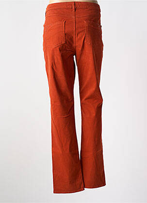 Pantalon slim stretch taille normale orange IMPULSION femme
