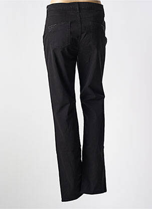 Pantalon slim stretch taille normale noir IMPULSION femme