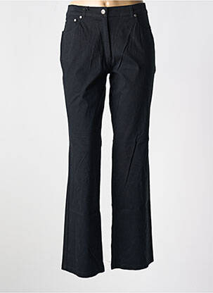 Pantalon droit stretch taille normale noir PAUL BRIAL femme