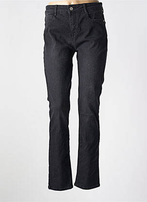 Jeans coupe slim stretch taille haute noir MERI & ESCA femme