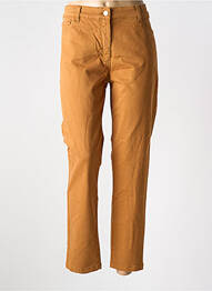 Pantalon slim stretch taille normale jaune PAUL BRIAL femme