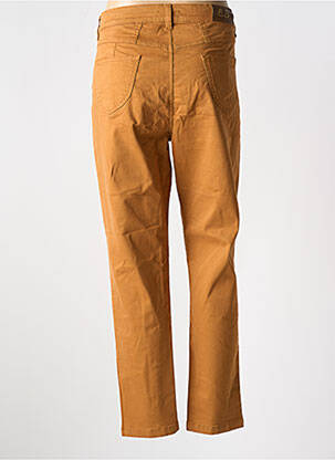 Pantalon slim stretch taille normale jaune PAUL BRIAL femme