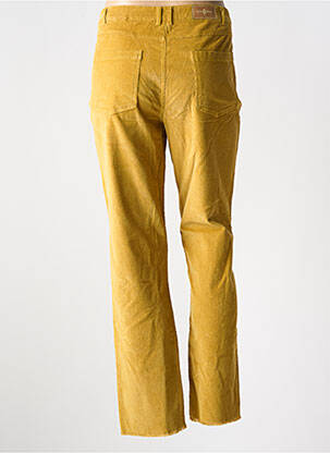 Pantalon slim stretch taille normale jaune SURKANA femme
