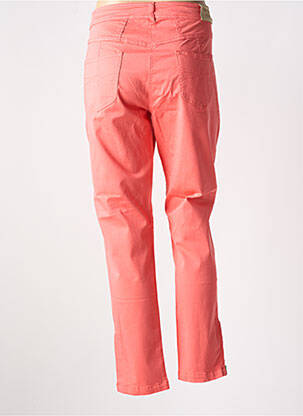 Pantalon 7/8 tissage popeline taille normale orange PAUL BRIAL femme