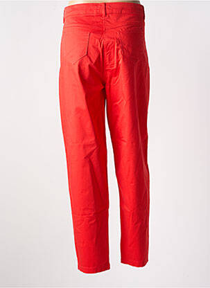 Pantacourt coupe droite taille normale rouge PAUL BRIAL femme