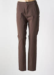 Jeans coupe slim marron MARBLE pour femme seconde vue