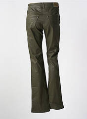 Jeans coupe slim vert PAUL BRIAL pour femme seconde vue