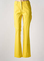Pantalon droit jaune PAUL BRIAL pour femme seconde vue