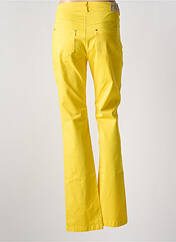 Pantalon droit jaune PAUL BRIAL pour femme seconde vue