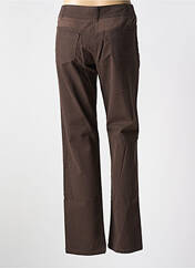 Pantalon droit marron POUSSIERE D'ETOLE pour femme seconde vue