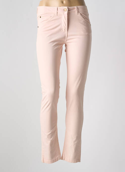 Jeans coupe slim stretch taille normale rose POUSSIERE D'ETOLE femme