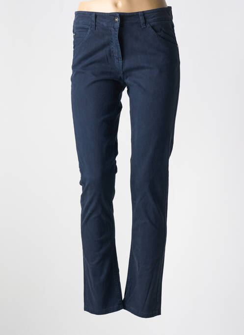 Jeans coupe slim bleu POUSSIERE D'ETOLE pour femme