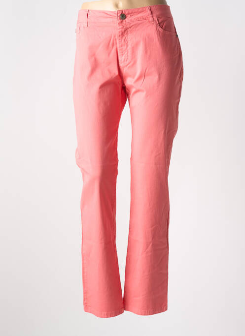 Jeans coupe slim rose POUSSIERE D'ETOLE pour femme