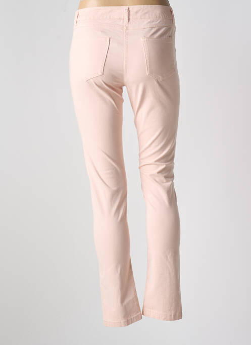 Jeans coupe slim rose POUSSIERE D'ETOLE pour femme