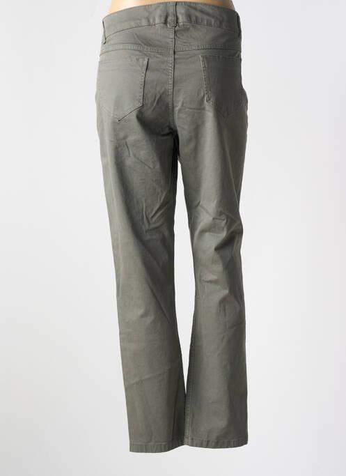 Jeans coupe slim vert POUSSIERE D'ETOLE pour femme