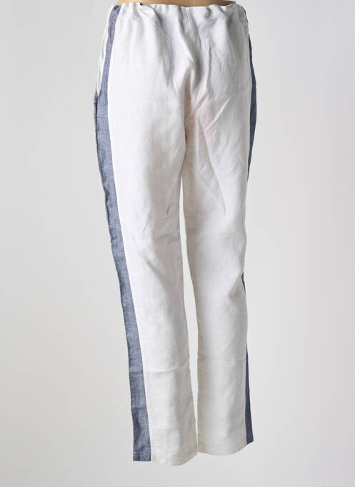 Pantalon droit blanc MALOKA pour femme