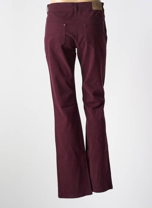Pantalon droit rouge PAUL BRIAL pour femme