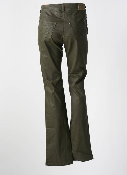 Pantalon droit vert PAUL BRIAL femme