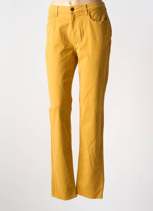 Pantalon slim jaune MERI & ESCA pour femme
