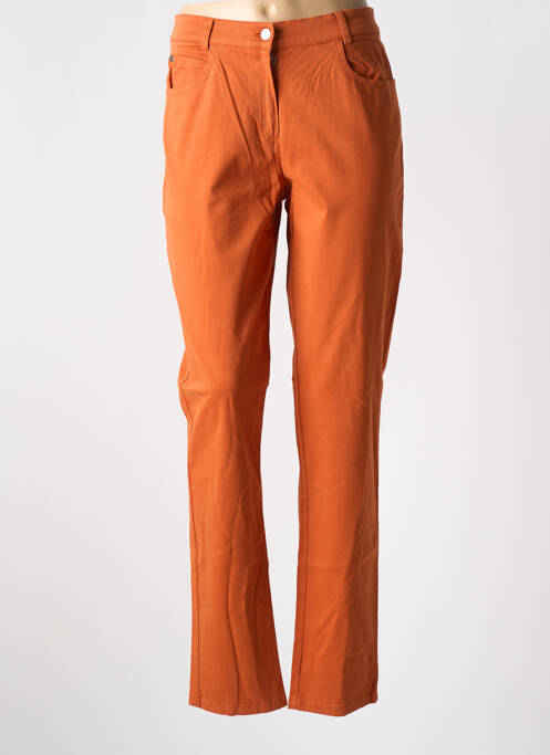 Pantalon slim orange IMPULSION pour femme