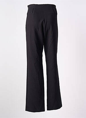 Pantalon droit tissage crêpe taille normale noir PAUL BRIAL femme