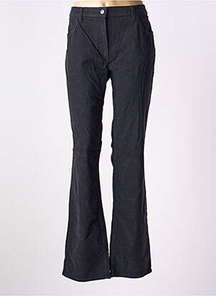 Pantalon droit stretch taille normale noir CHRISTIAN MARRY femme