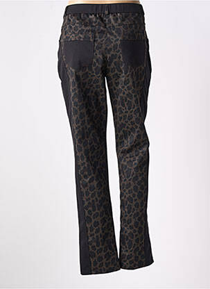 Pantalon droit taille élastique taille normale marron MERI & ESCA femme